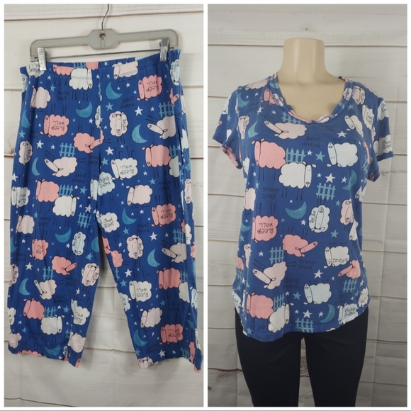 Secret treasures two piece pajama set. Size M (8-10) - Picture 1 of 12